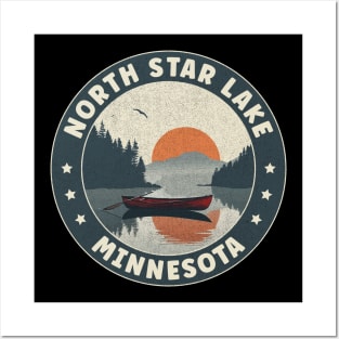 North Star Lake Minnesota Sunset Posters and Art